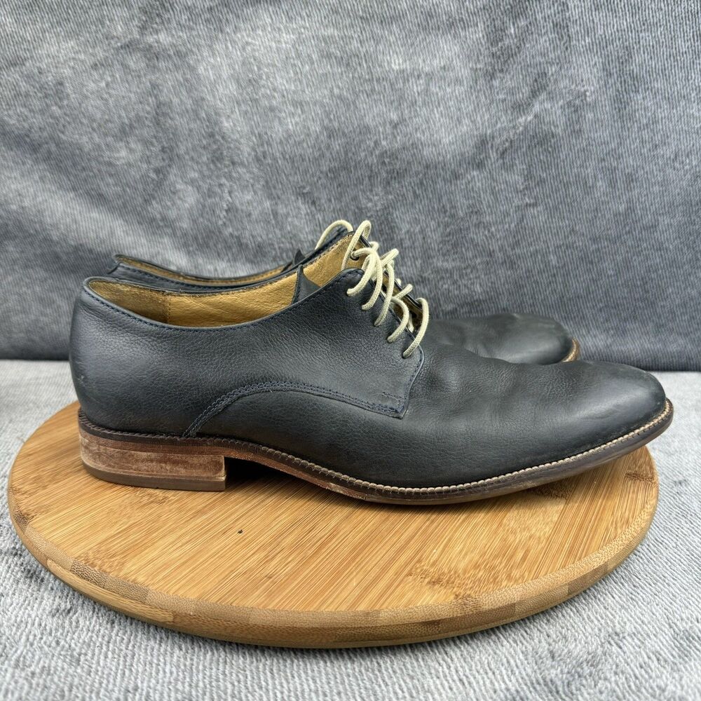 Cole Haan Grand Plain Toe Derby Mens Size 9 Indigo Blue Leather Preppy C12284